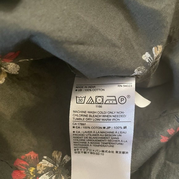 Banana Republic Men's Button-Down Shirt Large Spring Collection Floral Print - Picture 4 of 7